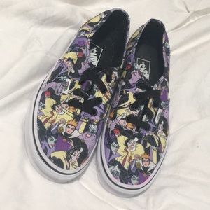 Rare print! Disney Villain Vans shoes